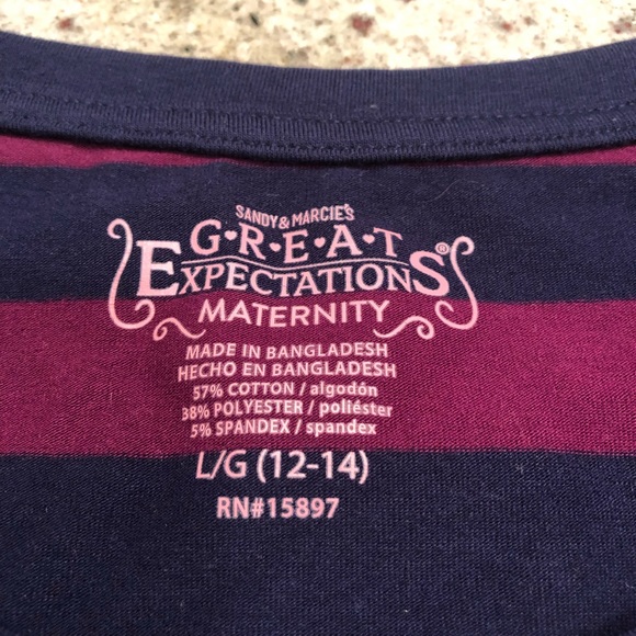 Women’s Great Expectations L Maternity Shirt 🤰🏻 - Picture 3 of 6